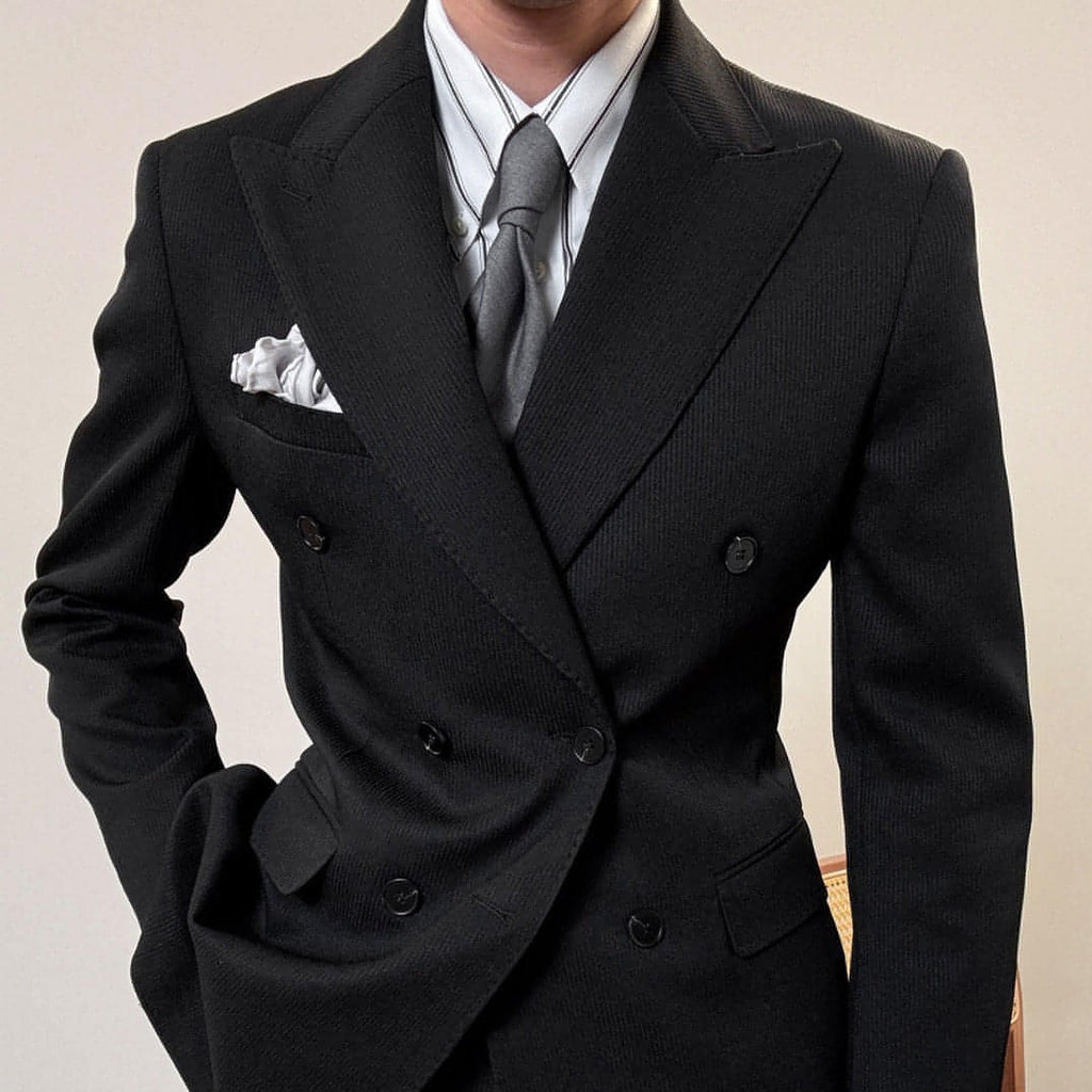 RoyaleForm™ – Spring Double-Breasted Collar Suit Set