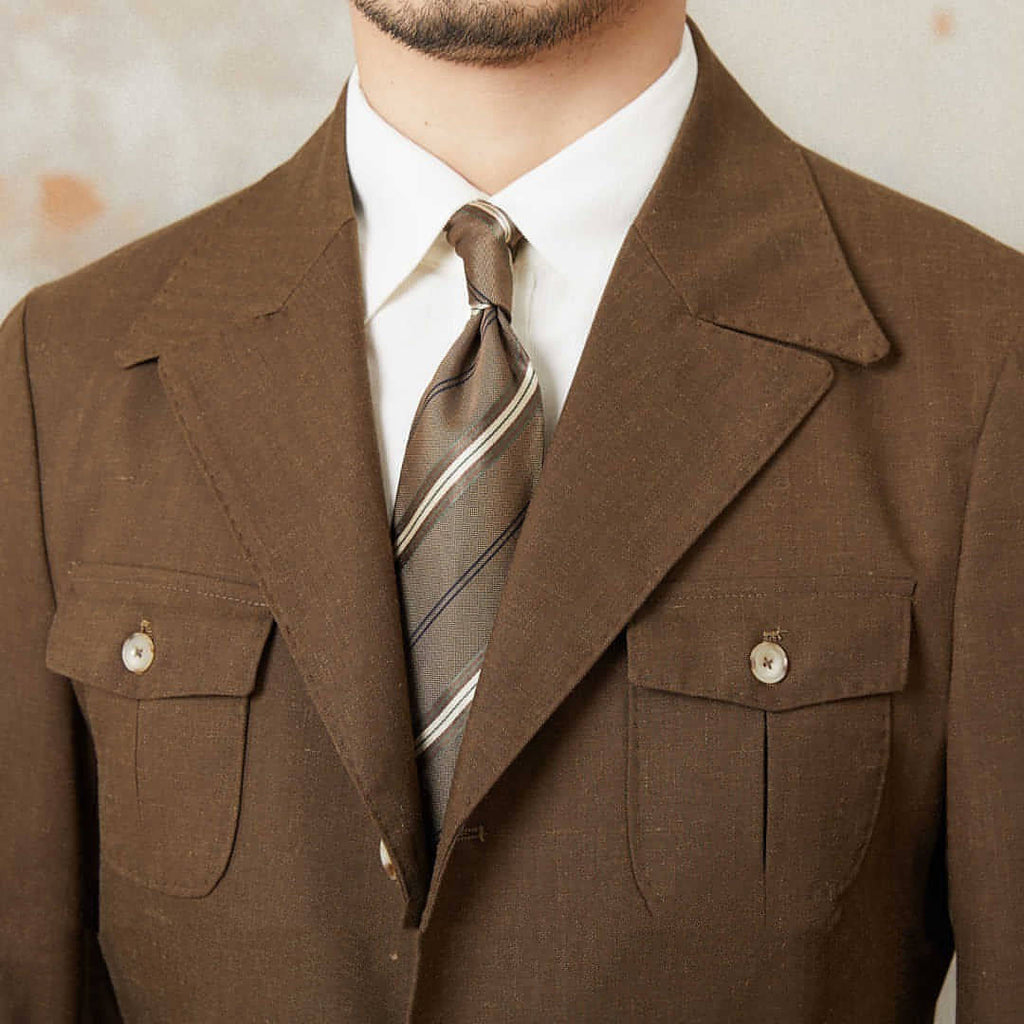 LinoClassico™ – Italian Retro Linen-Blend Jacket