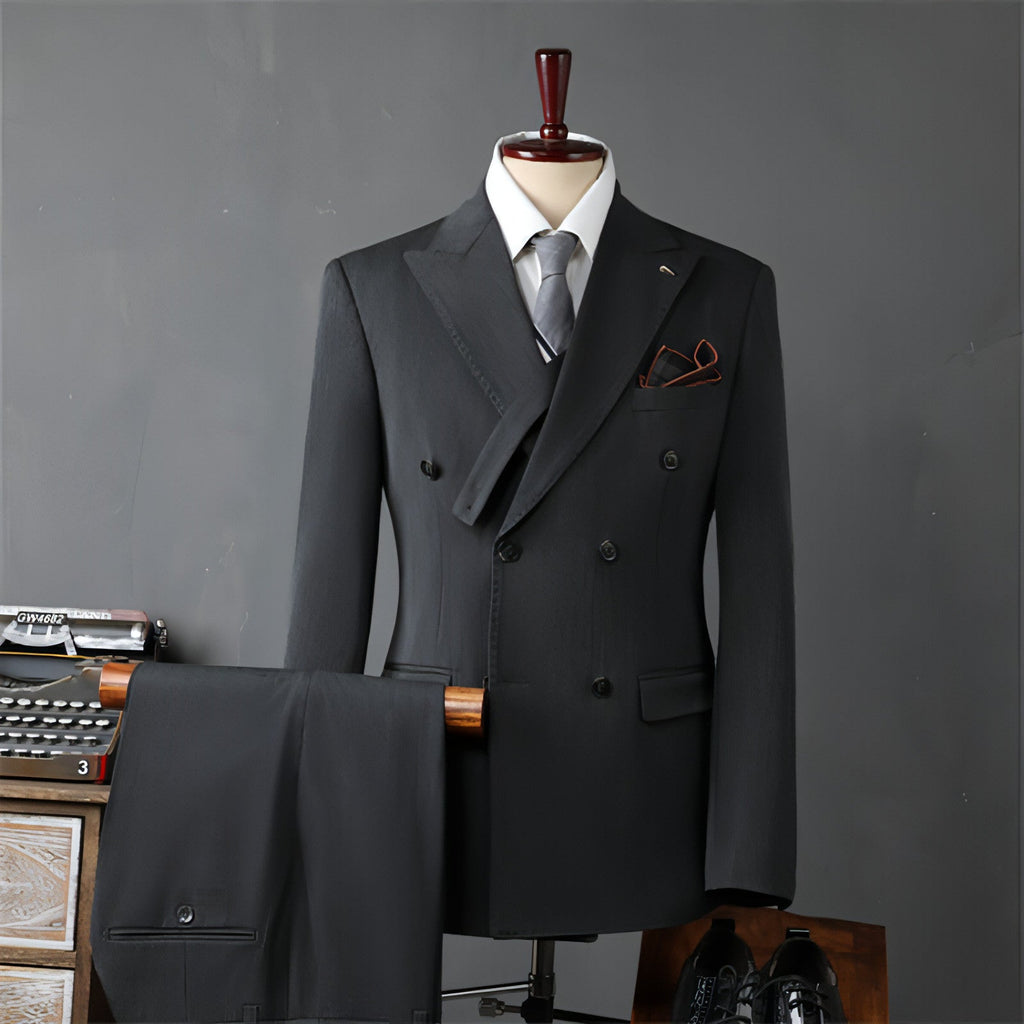 Vanderfort™ – Double-Breasted 3-Piece Suit