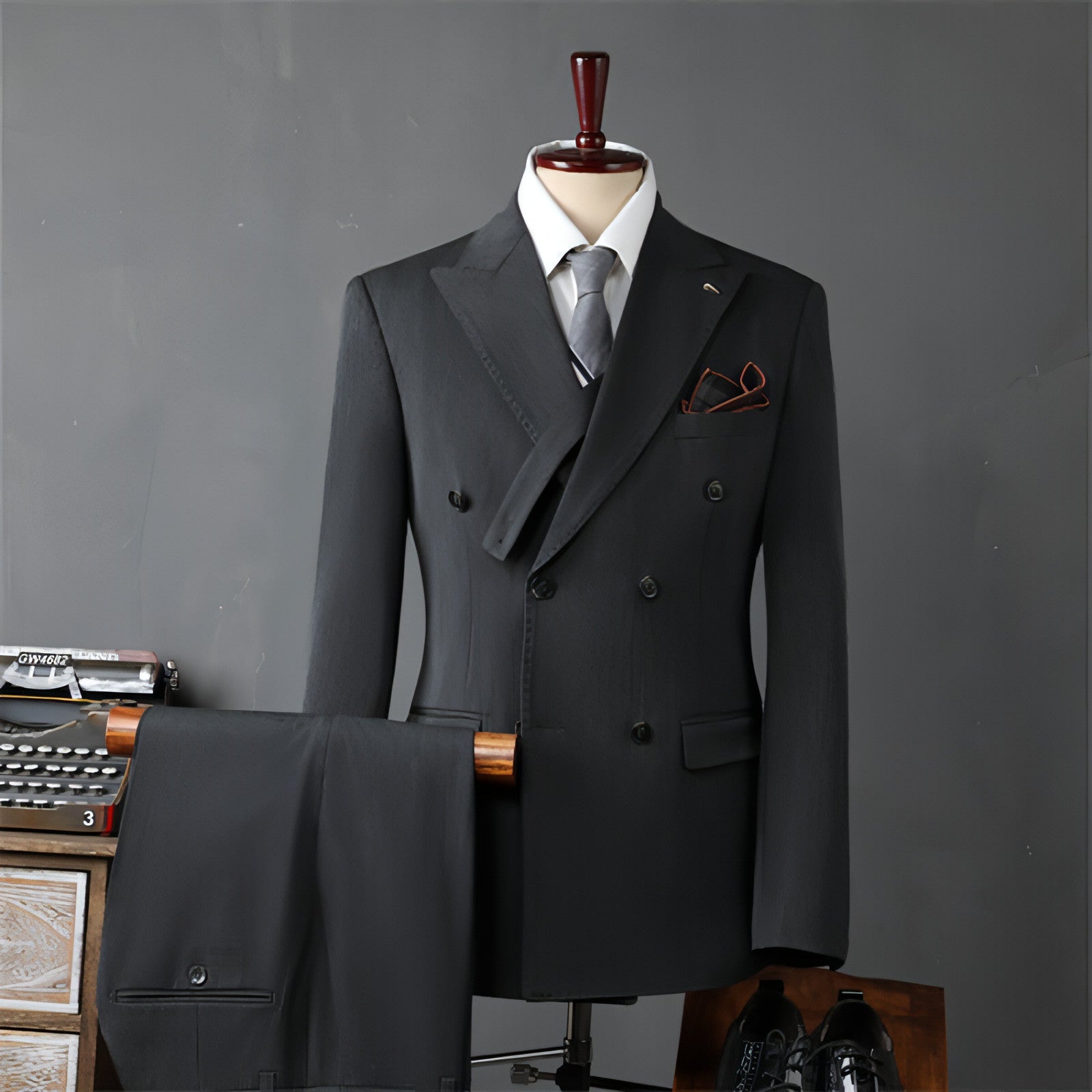Vanderfort™ – Double-Breasted 3-Piece Suit