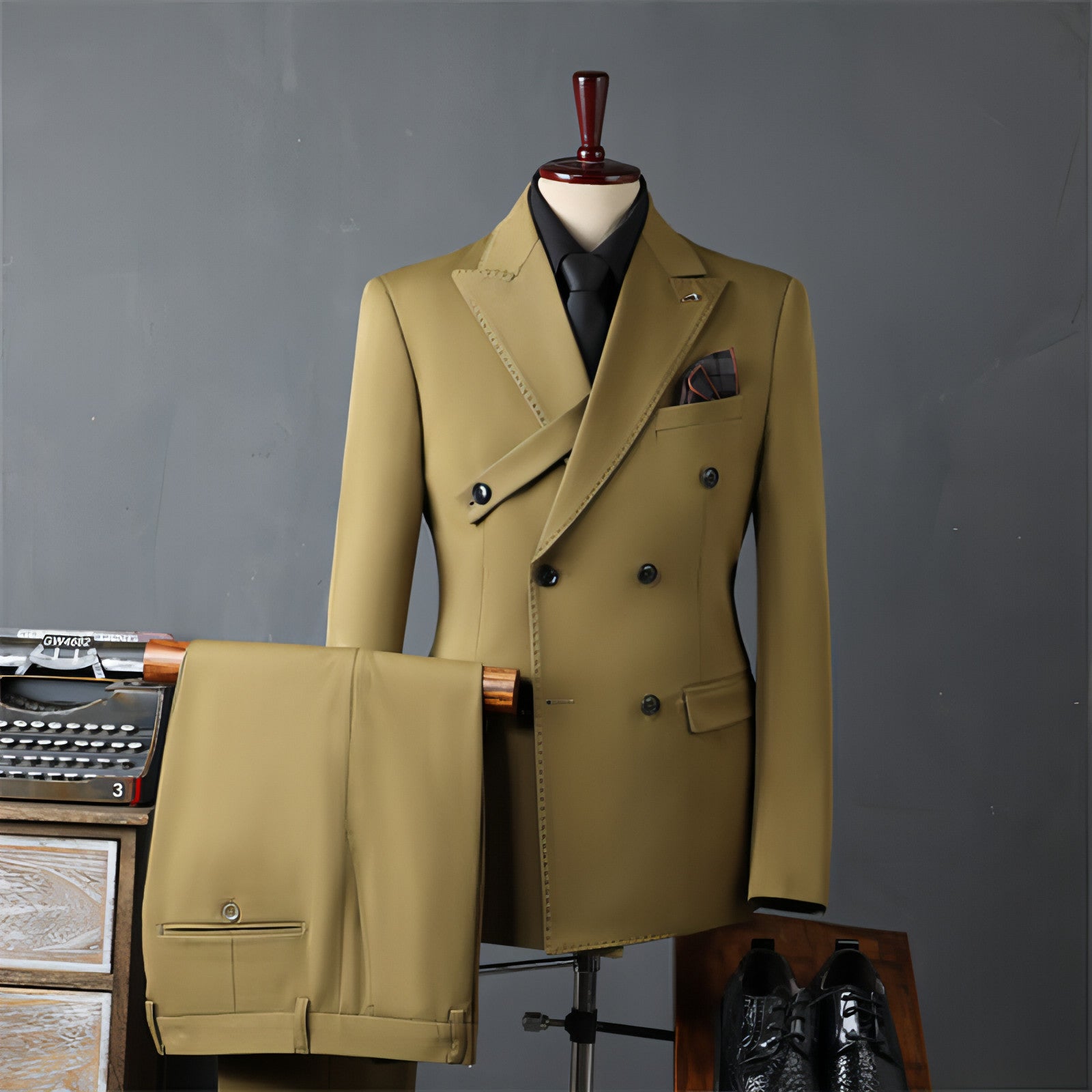 Vanderfort™ – Double-Breasted 3-Piece Suit