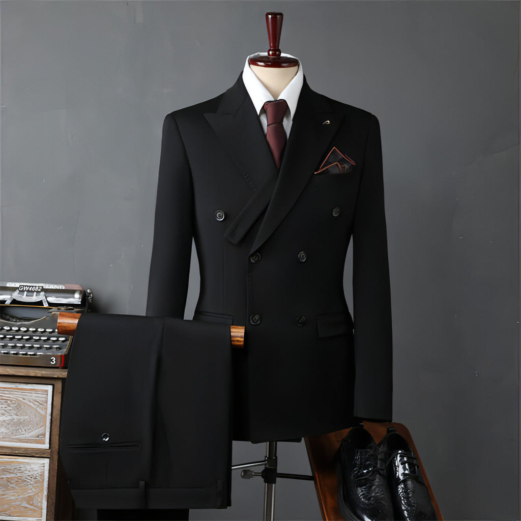 Vanderfort™ – Double-Breasted 3-Piece Suit