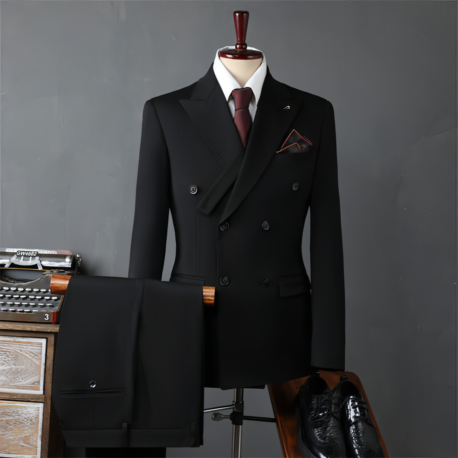 Vanderfort™ – Double-Breasted 3-Piece Suit