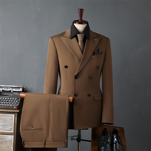 Vanderfort™ – Double-Breasted 3-Piece Suit
