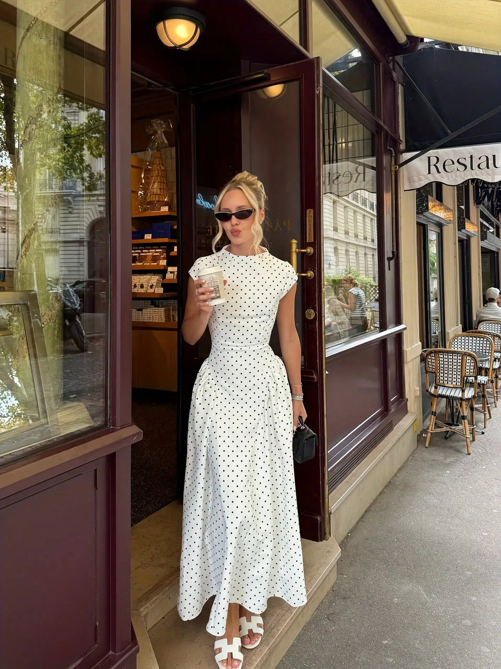 Women New Long Dresses Summer Elegant Upgraded Version Casual Polka