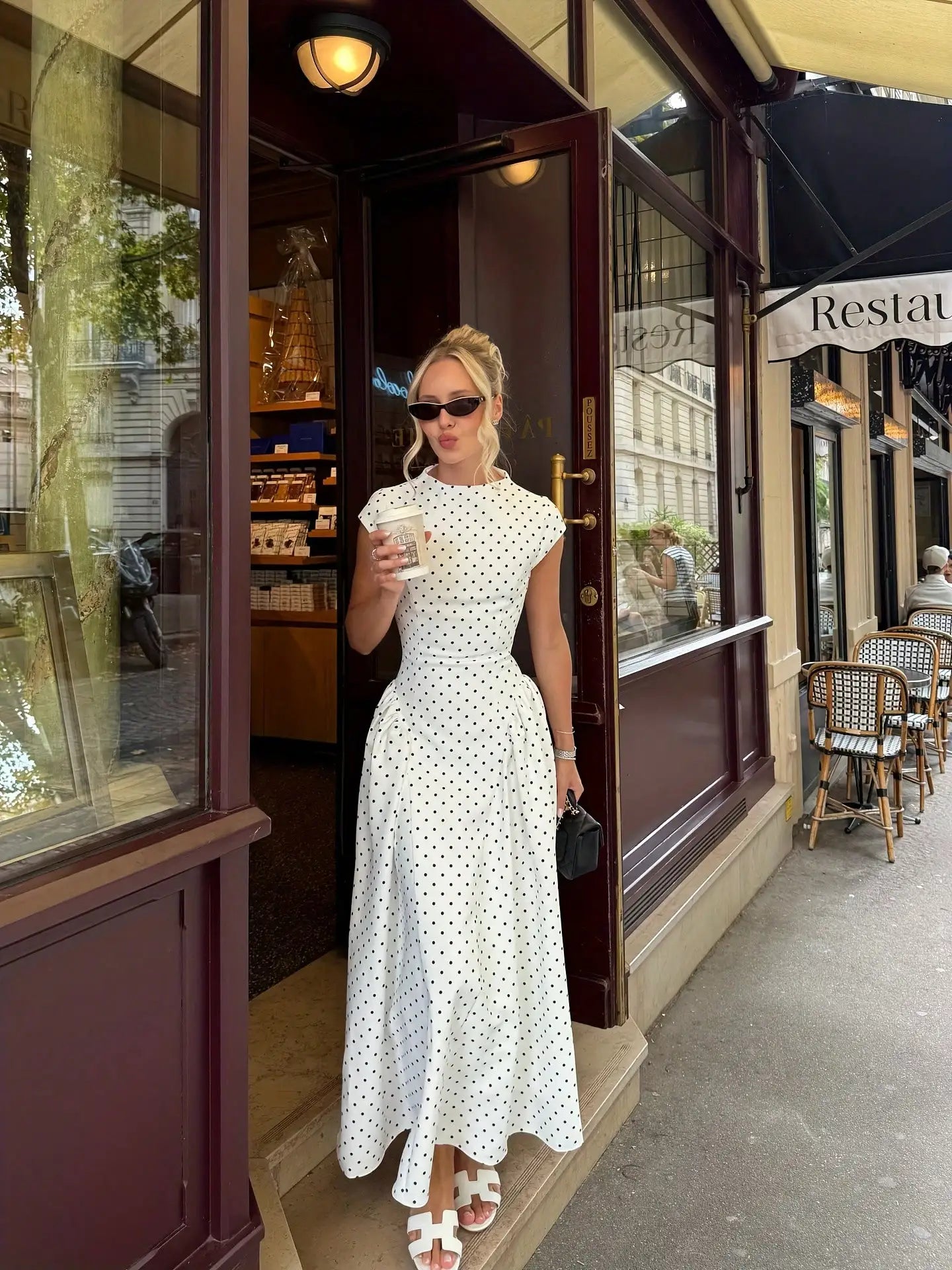 Women New Long Dresses Summer Elegant Upgraded Version Casual Polka
