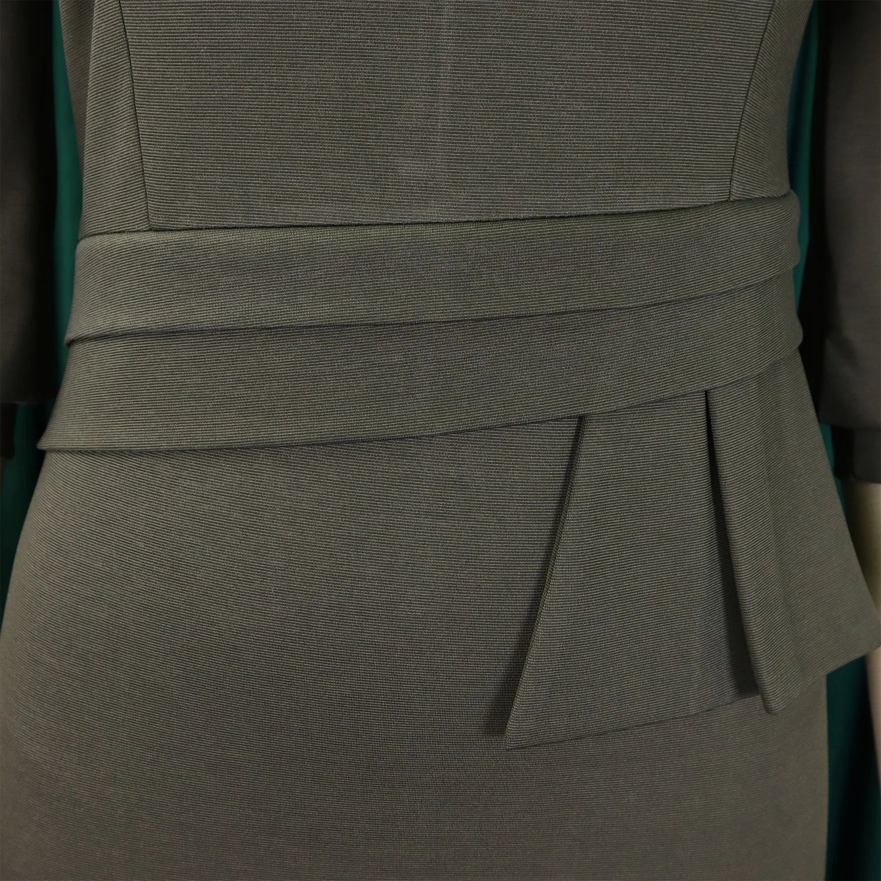 Elegant Office Dresses for Women O Neck Half Sleeve Sheath Package