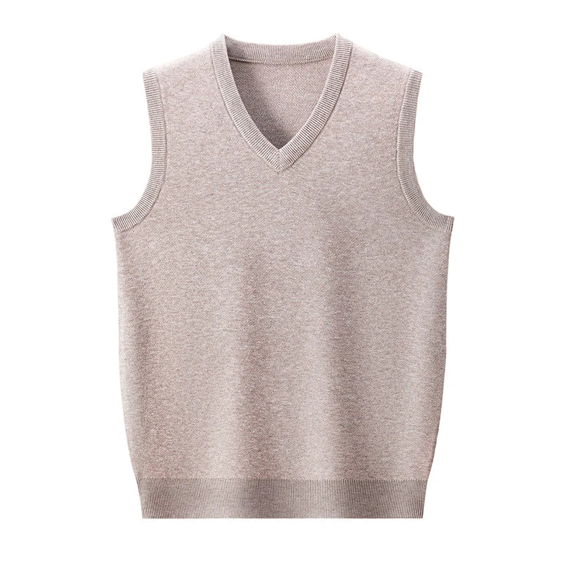 2026 Men's Casual Sweater Vest Warm Comfortable Autumn Winter Fashion Outerwear