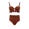 Laser Cut women three piece swimsuit