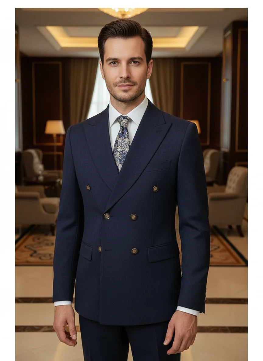 ST Cassy Light Brown Elegant Man Suits High Quality Two-Piece Dress Wedding Party Outfit for Man Blazer Luxury Man Dinner Suit