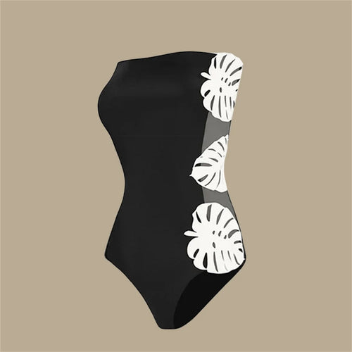 Laser Cut women three piece swimsuit
