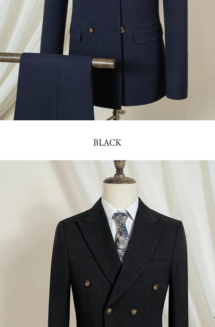 ST Cassy Light Brown Elegant Man Suits High Quality Two-Piece Dress Wedding Party Outfit for Man Blazer Luxury Man Dinner Suit