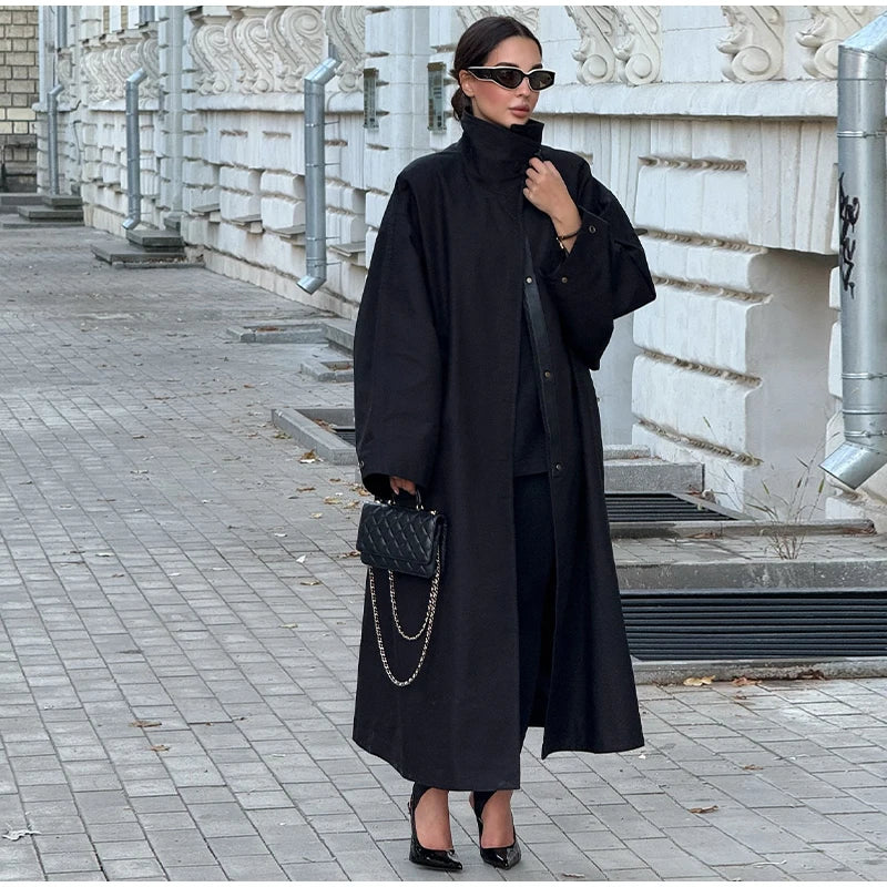 Solid Laepl Lace Up Trench Coat Women Fashion Full Sleeve Waist Cinching Short Windbreak 2026 New Autumn Office Commute Outwear