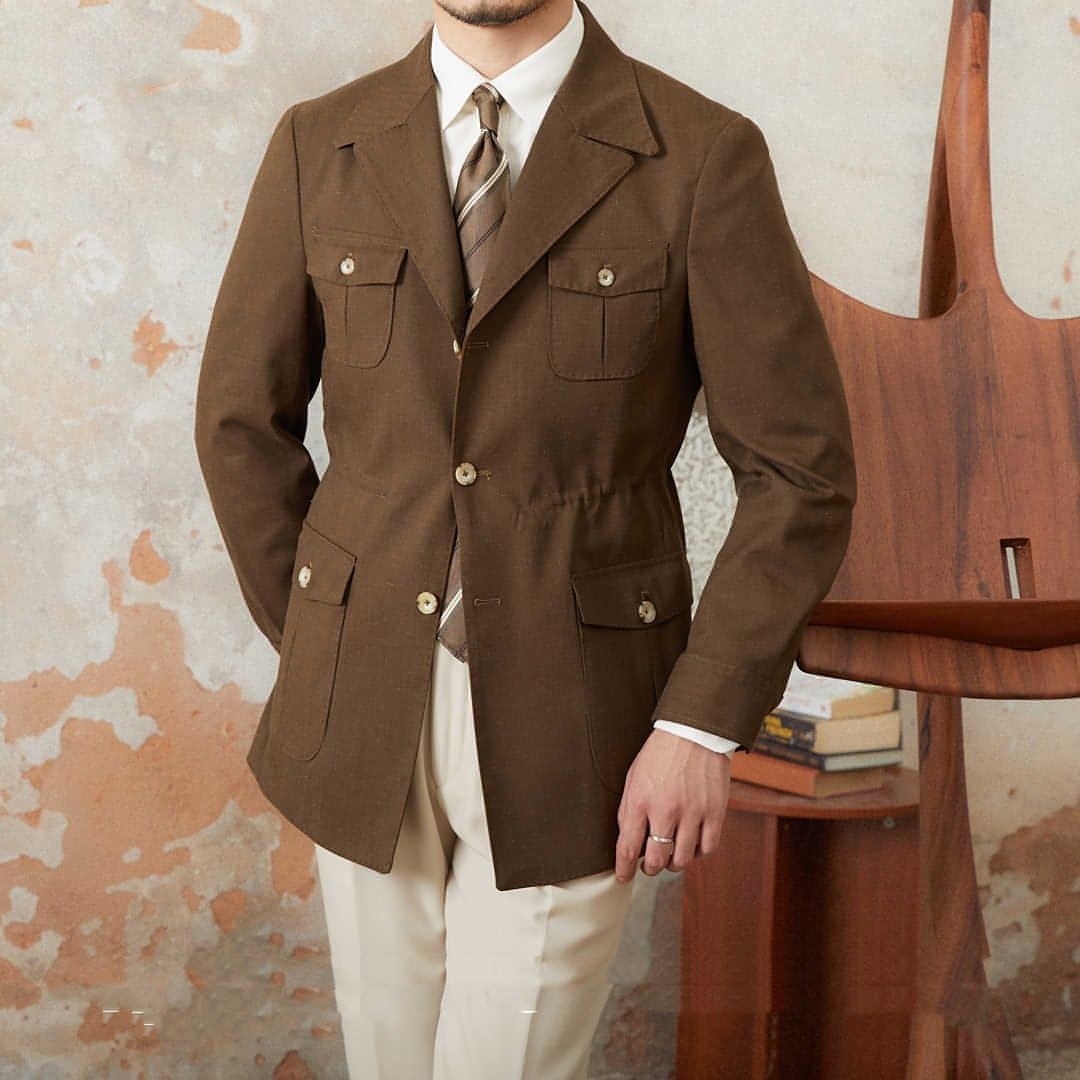 LinoClassico™ – Italian Retro Linen-Blend Jacket