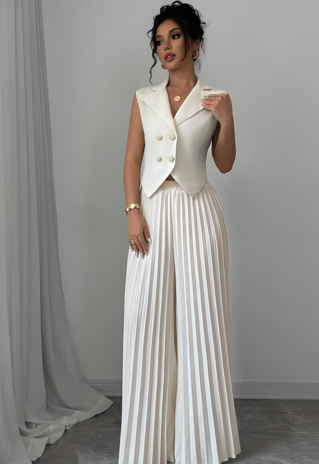 CityMuse Sleeveless Suit Set – Haute Edition 25