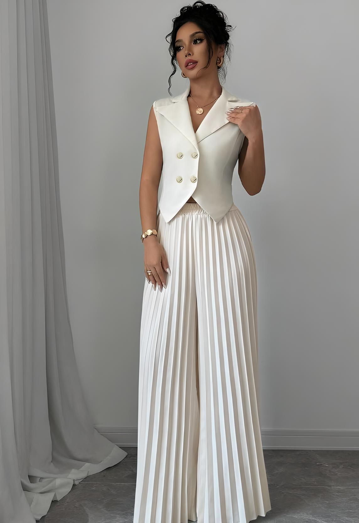 CityMuse Sleeveless Suit Set – Haute Edition 25