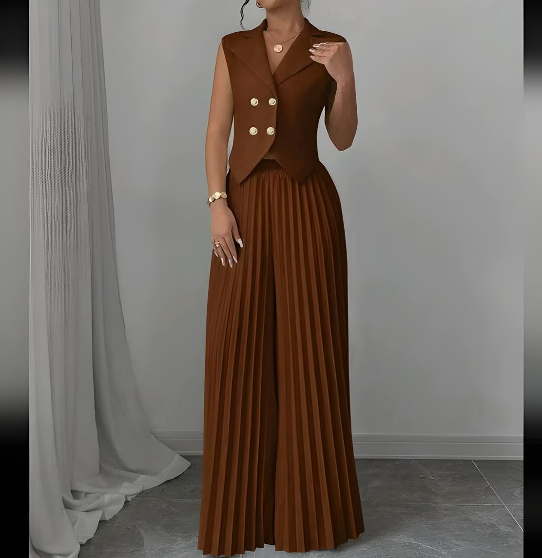 CityMuse Sleeveless Suit Set – Haute Edition 25