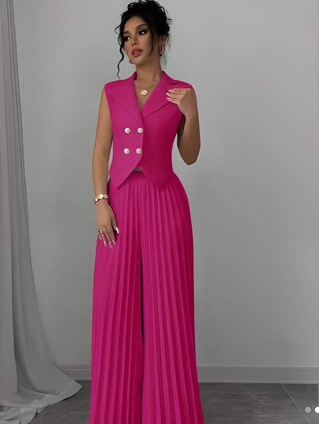 CityMuse Sleeveless Suit Set – Haute Edition 25
