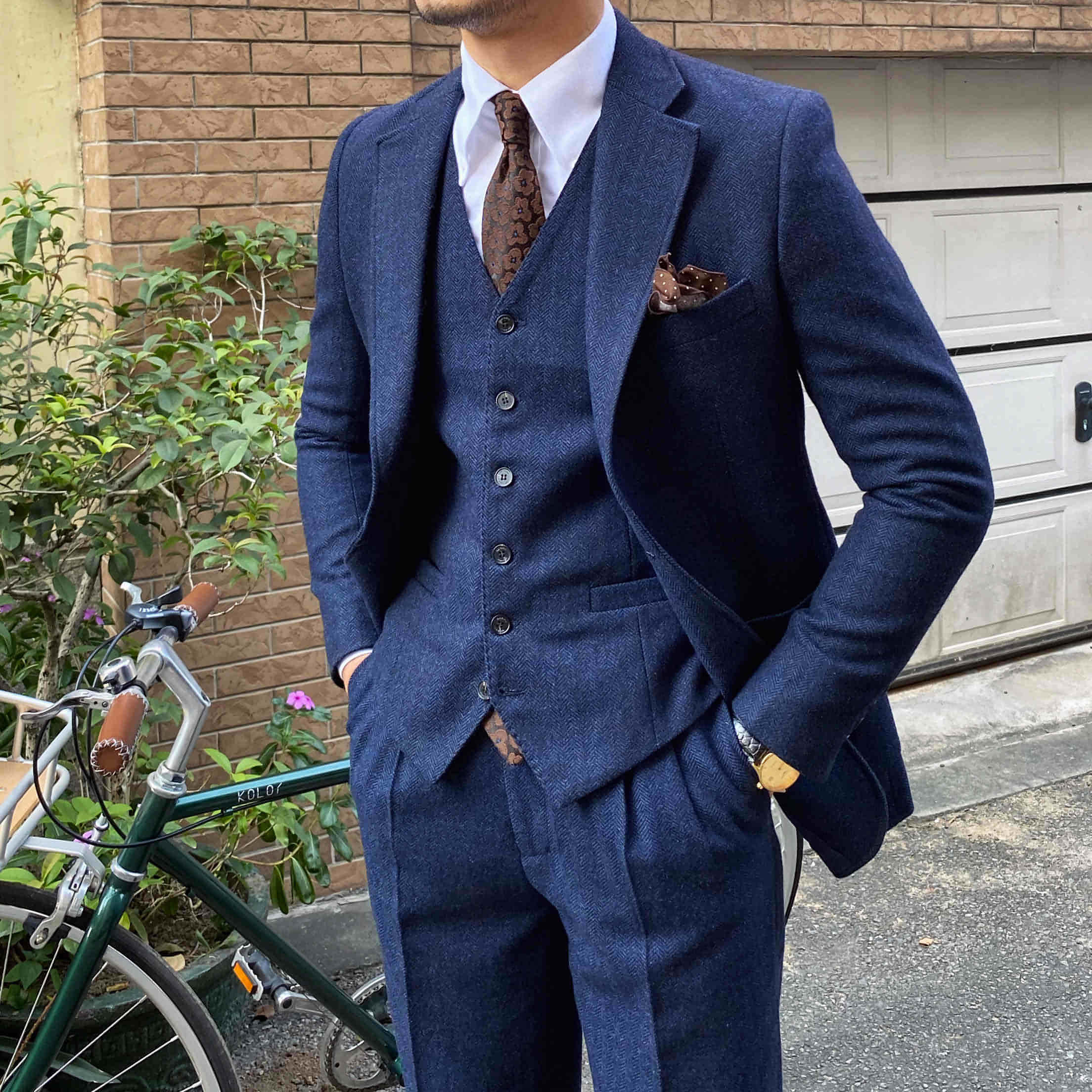 Montedor™ – Retro Wool Slim Suit for Autumn & Winter