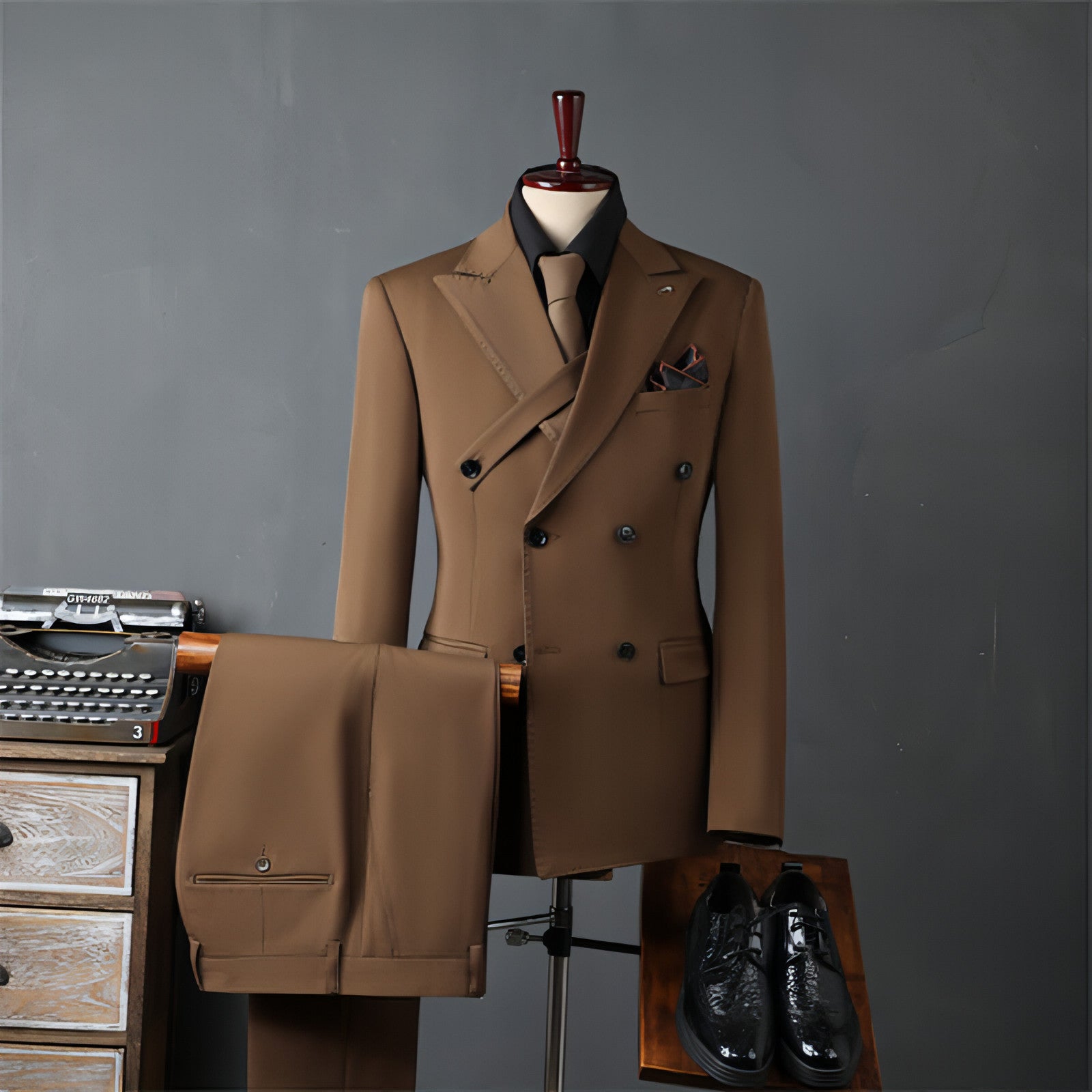 Vanderfort™ – Double-Breasted 3-Piece Suit