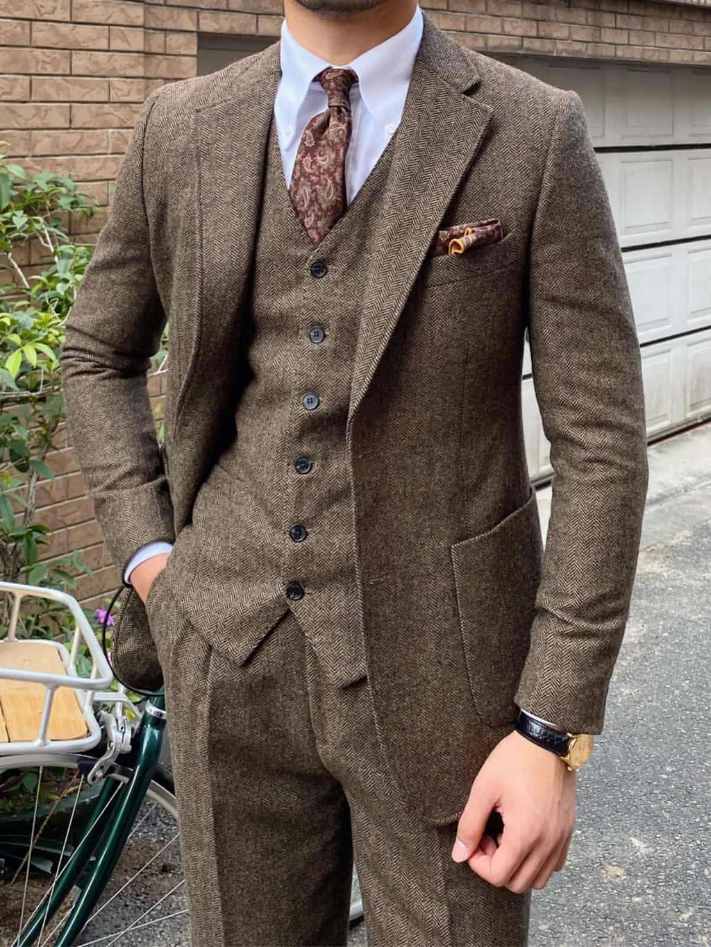 Montedor™ – Retro Wool Slim Suit for Autumn & Winter