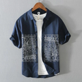 Cotton Printed Half Sleeve Shirt For Men